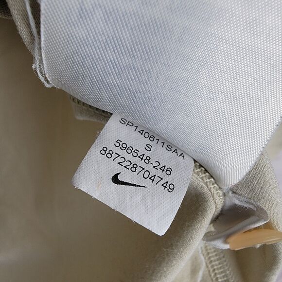 Nike Roger Federer Mens Size S Small RF Tennis Polo Shirt 2014 Brisbane Beige - Picture 10 of 15